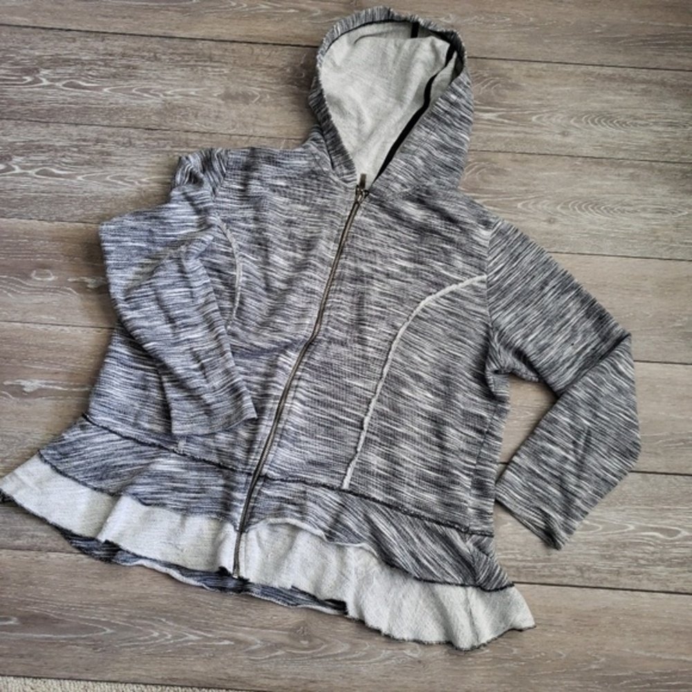 !Style & Co. Grey and white jacket large